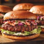 Vegetarian chipotle-black-bean-burger