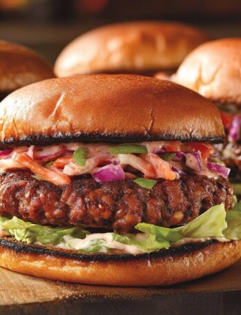 Vegetarian chipotle-black-bean-burger