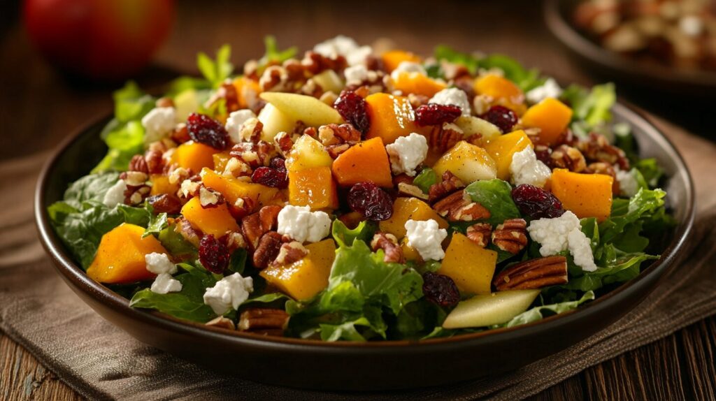 Autumn Harvest Salad with Maple Dijon Vinaigrette