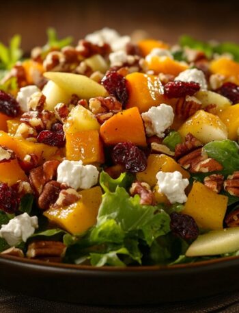 Autumn Harvest Salad with Maple Dijon Vinaigrette